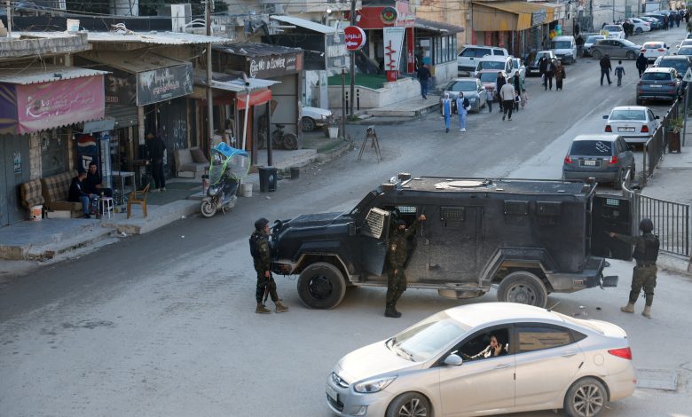 أجهزة السلطة تعتقل 5 مواطنين بحي المراح في جنين