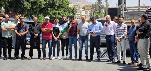 وقفة في طوباس رفضاً لتجويع وإبادة أهالي قطاع غزة