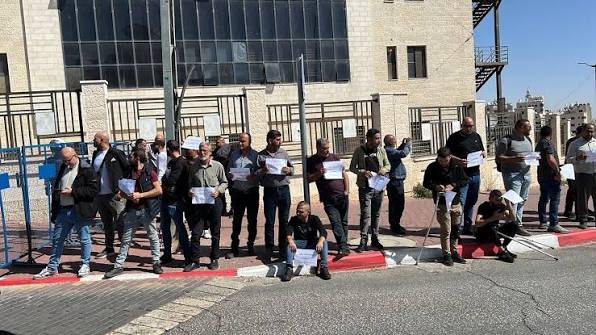 الجرحى يحتجون برام الله ضد تنكر السلطة لحقوقهم ومنع صرف مخصصاتهم